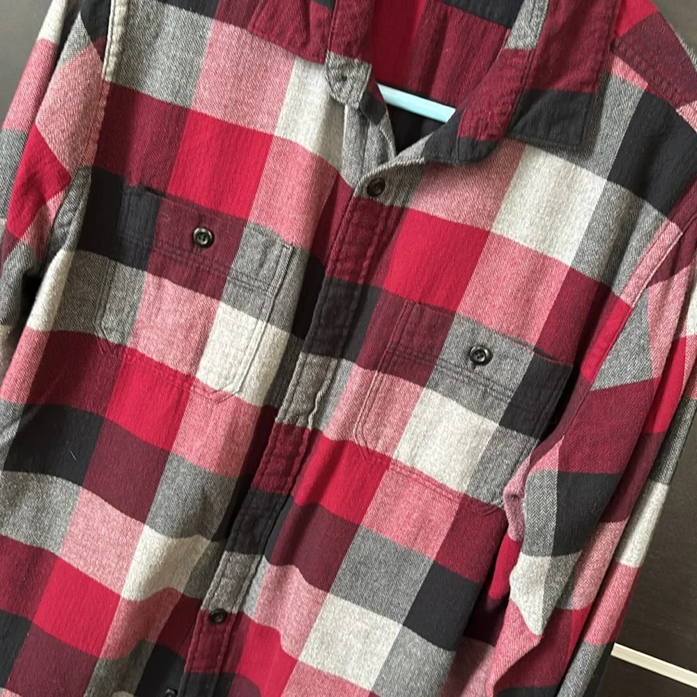 Express Men's Plaid Flannel Shirt
